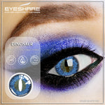 Dinosaur Blue Contact Lenses